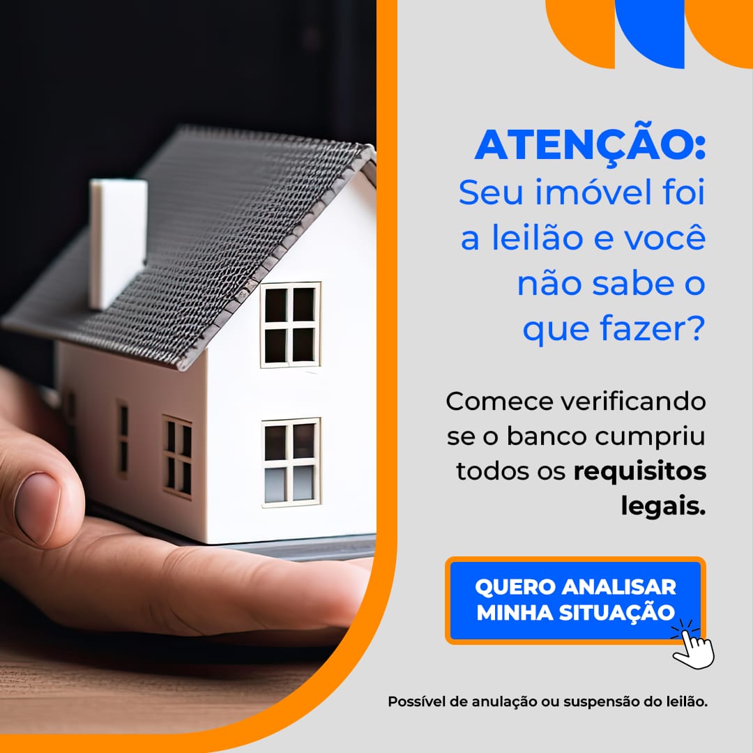 Atenção: Seu imóvel foi a leilão
